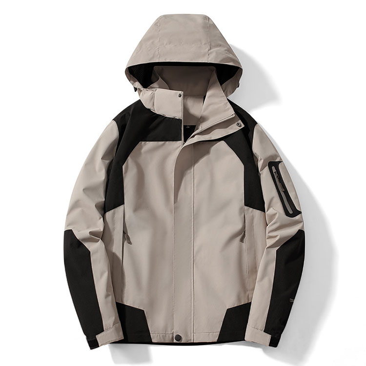Hard Shell Jacket With Hood